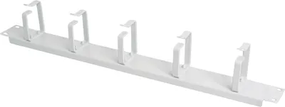 Produktbild von DIGITUS 19" Rangierpanel 1 HE 5 Kabelführungsbügel lichtgrau