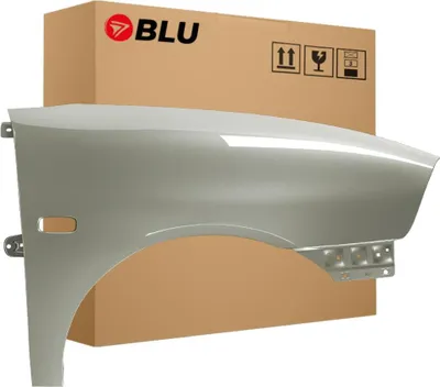 Image de BLU Aile Compatible avec Seat Ibiza Cordoba (6L - III 3. Generation) LS7N Droite Silber Grau Artico | 2002-2008 | Avant | Peint| Prêt à Monter | Galvanisé