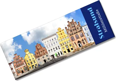 Produktbild von streetline Stralsund Mühlenstraße Panorama Souvenir Magnet