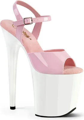 Produktbild von FLAMINGO-809 Herren Sandale von Pleaser, Rosa Weiß , EU 43, US 13