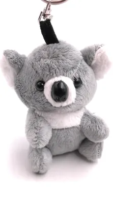 Immagine prodotto di Onwomania peluche / coccolone / portachiavi in tessuto animale koala grigio marsupiale 15 cm