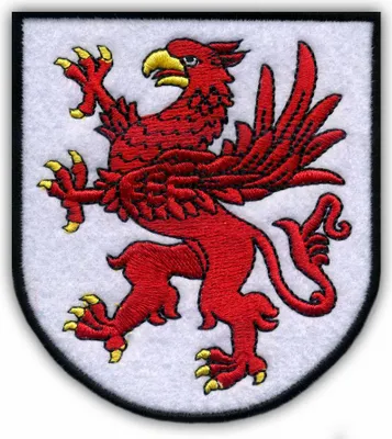 Produktbild von Patchion Wappen der Woiwodschaft Westpommern / Zachodniopomorskie – Aufnäher – Gesticktes Abzeichen/Emblem