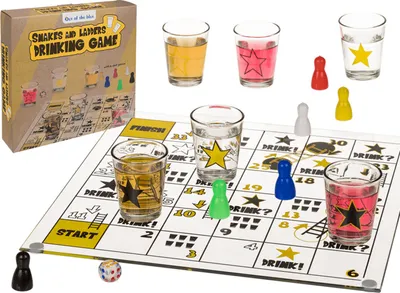 Produktbild von Trinkspiel Schlangen und Leitern