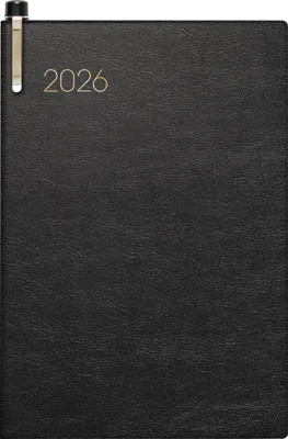 Produktbild von 2026 Brunnen Taschenkalender 723 A7 sw 4061947142679