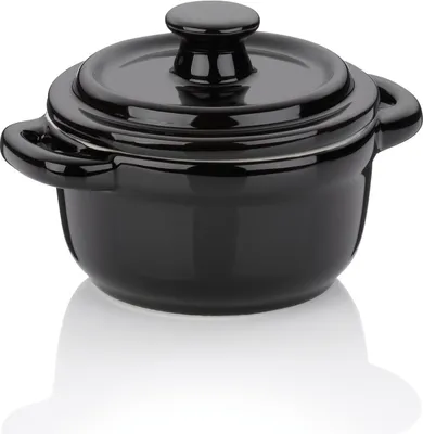 Obrázek produktu pro Kela Malin, Zapékací miska na casserole, Kulatý, Keramický, Keramický, Černá, Keramický
