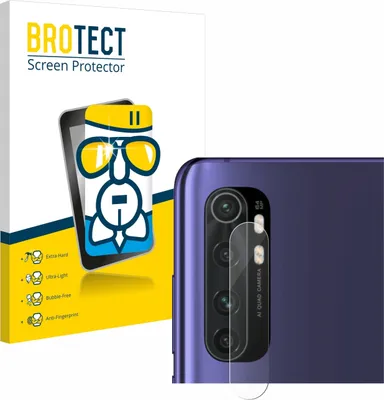 Produktbild von BROTECT Schutzglas für Xiaomi Mi Note 10 Lite (NUR Kameraschutz) Schutzfolie Panzer Folie Glas Display Schutz klar