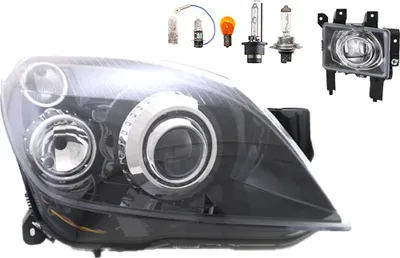Produktbild von Scheinwerfer passend für Opel Astra H 03/2004- Xenon D2S H7 RE + Nebel+Leuchtmi. 1216664 1216566 1710369 13243425 13262000 6710052 Johns