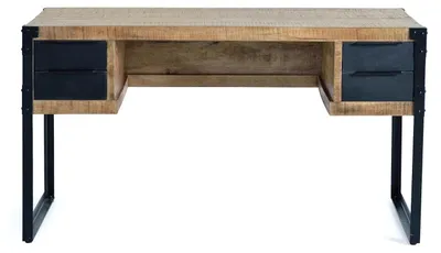 Produktbild von Schreibtisch „New York“ aus Mangoholz, 76 cm x 135 cm x 70 cm Giner y Colomer