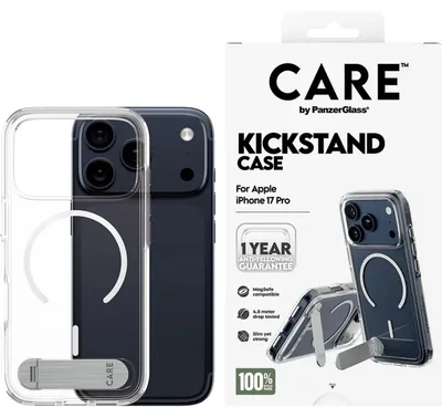 Image de PanzerGlass CARE by ® Feature Case Transparent avec Kickstand & MagSafe iPhone 17 Pro