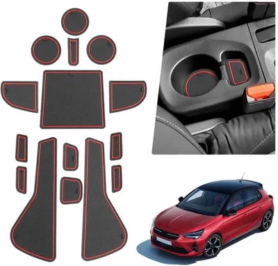 Immagine prodotto di Tappetini in gomma, antiscivolo, neri, per auto, per interni, 2020-2024