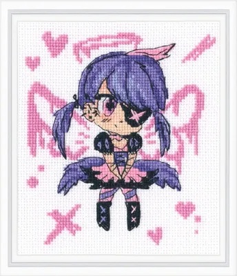 Obrázok produktu pre Balenie výšiviek krížom-krážom "Mi-Mi-Mi", počítanie vzoru, 11x12cm