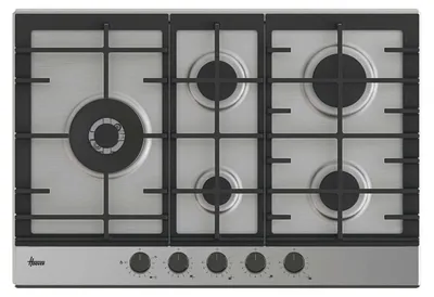 Immagine prodotto di Hoover HHG7WL5WC5X, acciaio inox, integrato, 74,5 cm, piano cottura a gas, acciaio inox, 5 zone