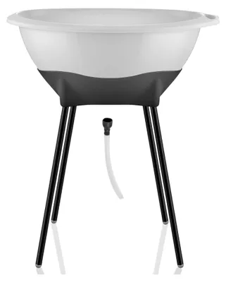 Produktbild von Babybadewanne mit Gestell, Weiß