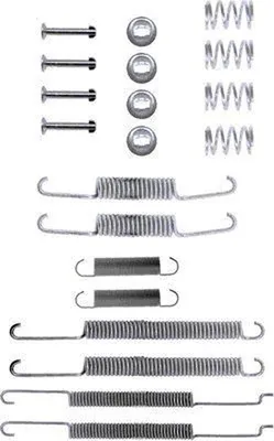 Produktbild von HELLA Zubehörsatz Bremsbacken 8DZ 355 200-141 Hinten für VW GOLF III (1H1)