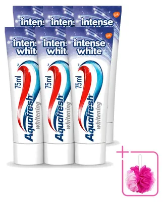 Produktbild von 6 x Aquafresh Intense White Zahncreme - 75 ml - Sparpackung - 6 Stücke