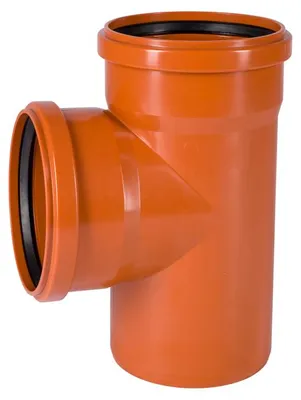 Zdjęcie produktu dla Odbočka kanalizační PVC Osma KGEA 87°, DN 160 x 160, oranžová