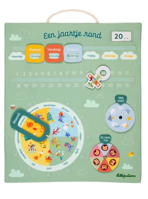 Immagine prodotto di Lilliputiens Calendario giocattolo Un anno intero FW25 Giocattolo educativo