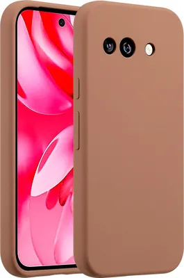 Image de Accezz Liquid Silicone Backcover pour le Google Pixel 9A - Light Brown