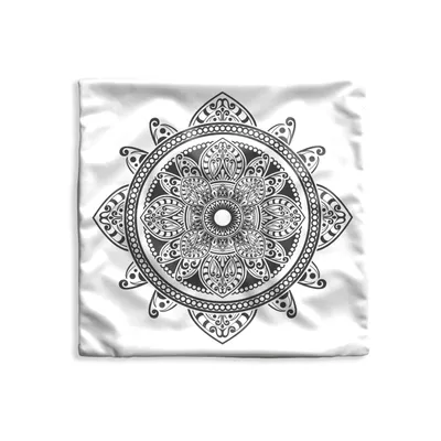 Obrázek produktu pro MuchoWow® Povlak na polštář - 40x40 - Mandala květinový vzor - Dekorační povlak na polštář
