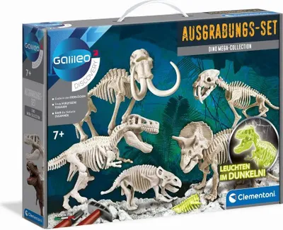 Produktbild von Clementoni 59258 - Ausgrabungs-Set Dino Mega-Collection