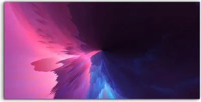 Produktbild von Coloray - Glasbild - 100x50 cm - Wandbild - Glasbilder - Foto Abstrakte violette Aquarellfarbe