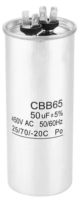 Kondensator 450 V 50 µF CBB65 für Klimaanlagenmotor
