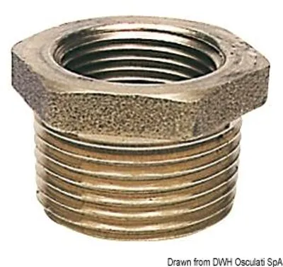Immagine prodotto di Riduttore interno/esterno in ottone 1"1/2 x 1" , 1 pezzo