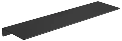 Image de Étagère suspendue en métal, noire, 50 cm