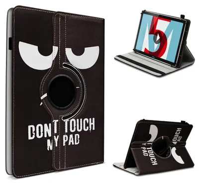 Produktbild von Tablet Hülle Huawei MediaPad M5 Lite Tasche Schutzhülle Case Cover 360° DrehbarFarbe 360 Uni:Motiv 6
