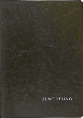 Produktbild von BRUNNEN Bewerbungsmappe schwarz 2-teilig Karton 102012690
