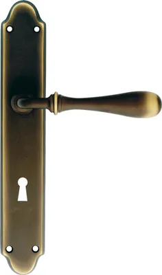 Produktbild von Casa Padrino Barock Türgriff Set Französischer Antik Stil - Messing Türklinken -  Italy