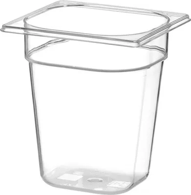 Image de HENDI Récipients Gastronorm 1/6, Profi Line, GN 1/6, 1L, Transparent, 176x162x(H)65mm