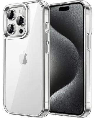 Productafbeelding van Beschermhoesje voor iPhone 15 Pro, 6,1 inch, transparant, schokbestendig, krasbestendig