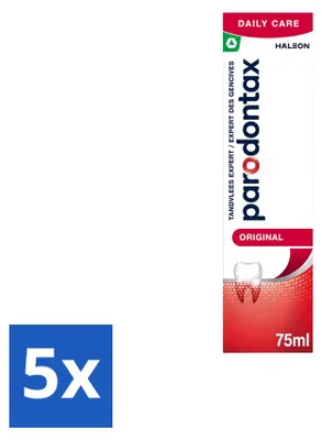 Obrázek produktu pro 5 kusů zubní pasty Parodontax Original, 75 ml, výhodná balení