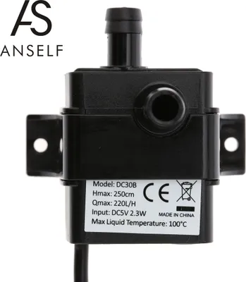Produktbild von Selbst Ultra-leise Mini USB DC5V 2.3W Micro Brushless Wasser oelpumpe Wasserdicht Tauchbrunnen Aquarium Umlauf 220L / H Lift 250cm