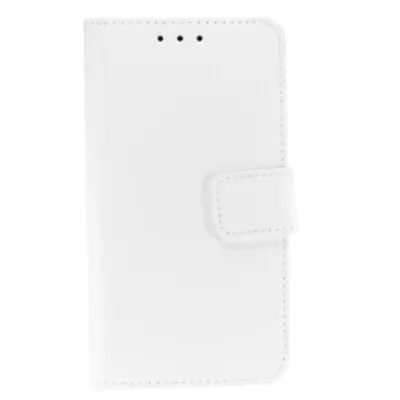 Produktbild von Book Case Handyhülle für Galaxy S6 Edge Weiß Leder 4250710561377