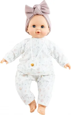 Produktbild von Paola Reina Puppe Sonia Blumenmuster Mechanismus 36 cm Puppenspielzeug