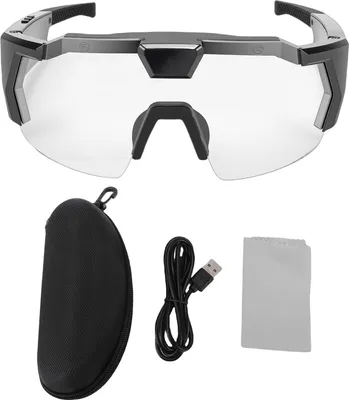 Produktbild von Fahrradbrille mit Kamera 12 MP 1080P HD WiFi Weitwinkel-Smartkamera Sportbrille für Outdoor-Aktivitäten
