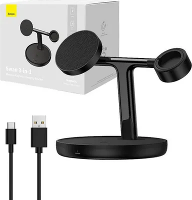 Produktbild von Baseus WXTE000101 mobile device charger Black Indoor