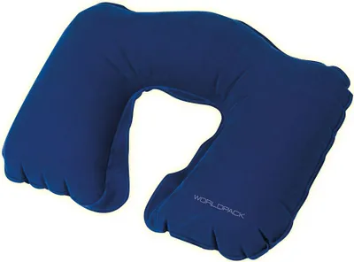 Zdjęcie produktu dla Nadmuchiwana poduszka na szyję WORLDPACK *royal blue