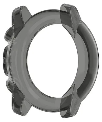 Immagine prodotto di Custodia subtel TPU compatibile con Amazfit Stratos 3 protezione, bumper per smartwatch bracciale fitness, nero, assorbe urti, evita danni e costose riparazioni