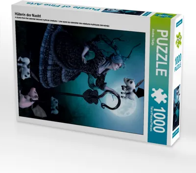 Produktbild von Calvendo Hüterin der Nacht 1000 Teile Puzzle hoch 480x640mm, Tiettje Andrea; 7445212
