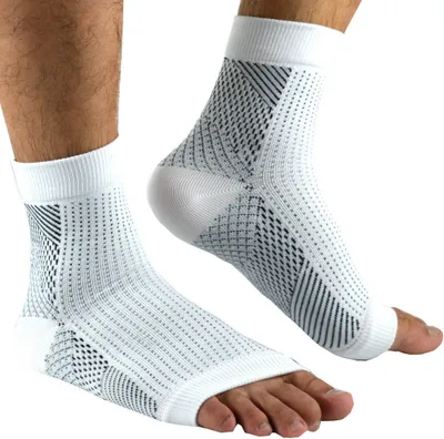 Immagine prodotto di INF Calzini compressivi corti 1 paio Bianco S/M