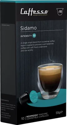 Produktbild von Caffesso Sidamo 10ks - 100% kompatibilní kapsle do kávovarů Nespresso, DeLonghi a Krups