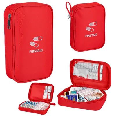 Produktbild von Reise-Medikamententasche, Set von 2 in Rot