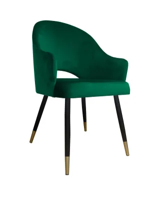 Obrázek produktu pro JENISEJ VELVET GOLD zelená židle