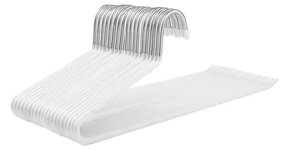 Broekhanger Set 20 Stück, Metall, Antirutsch, 38 cm