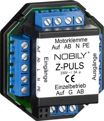 Produktbild von Einzelrelais Z-Puls mit Selbsthaltung (120 Sek) Relais Rolladenmotor Rolladen Rollladen Steuerung Rolladenantrieb Rohrmotor Jalousiemotor