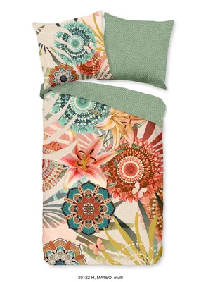 Produktbild von Hip Bettwäsche mit Mandalas - Mateo - 155x220 cm - 100% Baumwolle / Satin