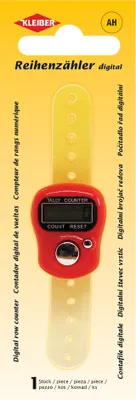 Image de KLEIBER 69986 KLEIBER Compteur numérique de rangs pour le tricot, rouge